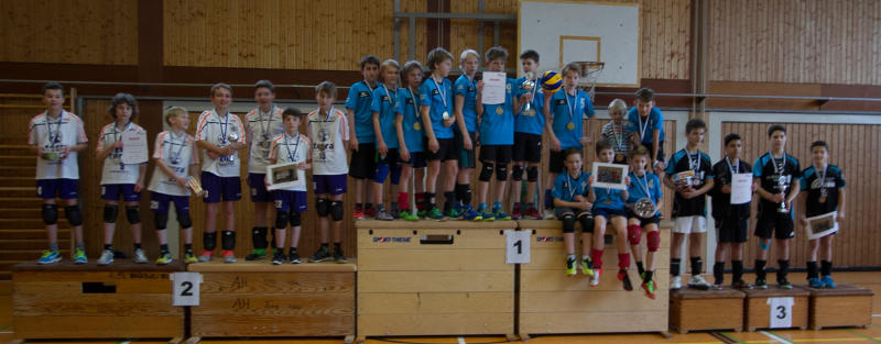 Nordwestdeutsche Jugendmeisterschaften U14 mnnlich Siegertreppchen