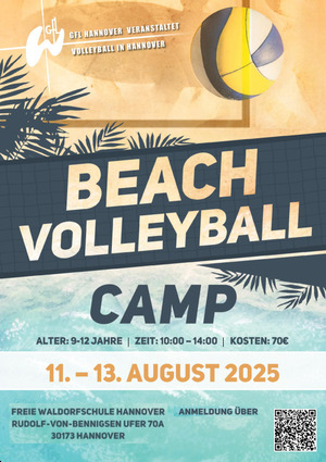 Flyer Jugend Beachvolleyballcamp 2025